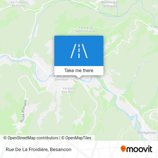 Rue De La Froidière map