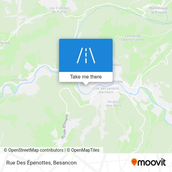Rue Des Épenottes map