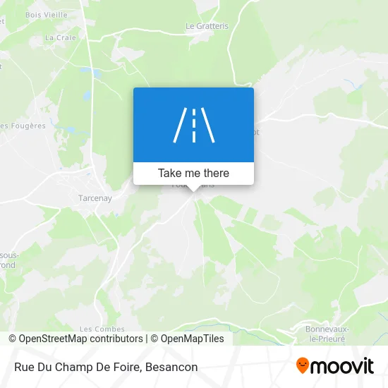 Rue Du Champ De Foire map