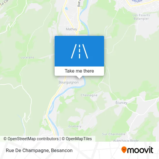 Rue De Champagne map