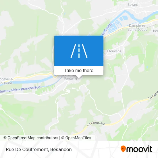 Rue De Coutremont map