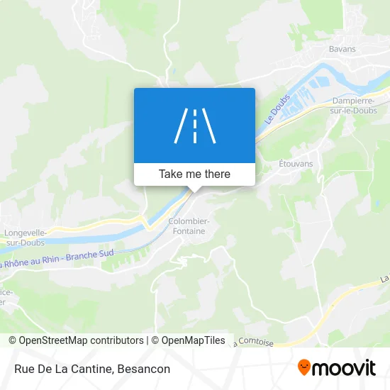 Rue De La Cantine map