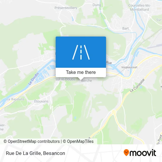 Rue De La Grille map