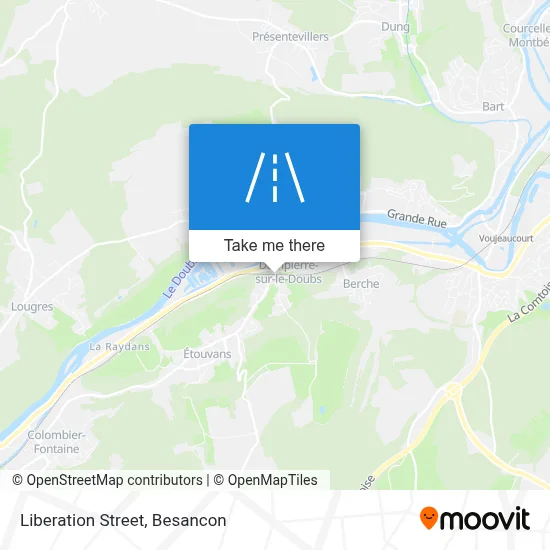 Rue De La Libération map