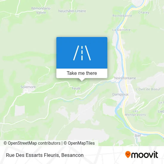 Rue Des Essarts Fleuris map
