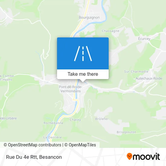 Rue Du 4e Rtt map