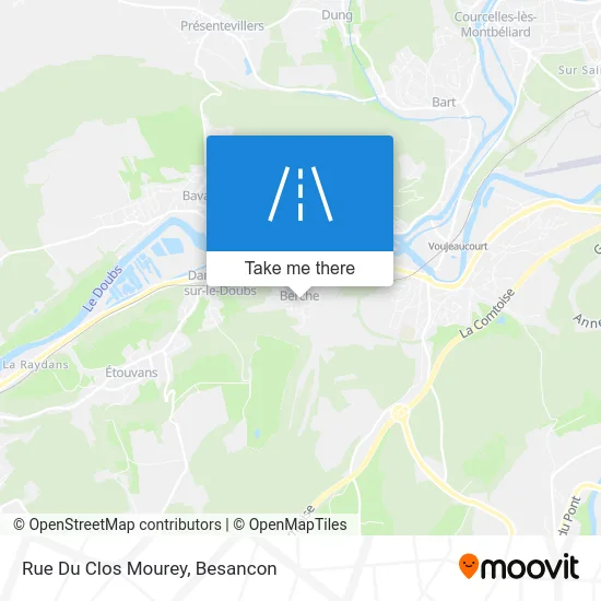 Rue Du Clos Mourey map