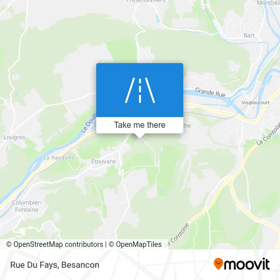 Rue Du Fays map