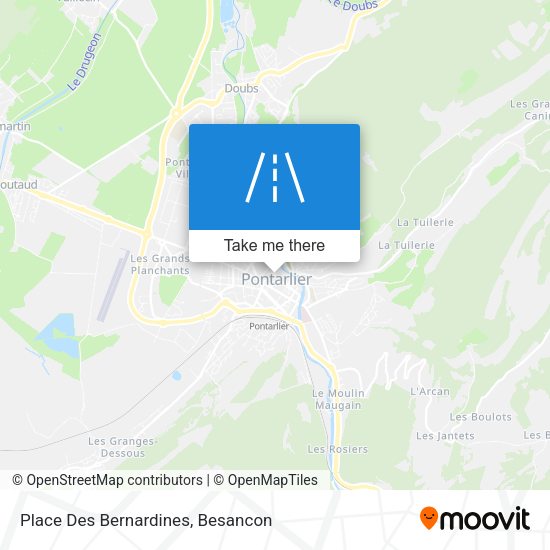 Place Des Bernardines map