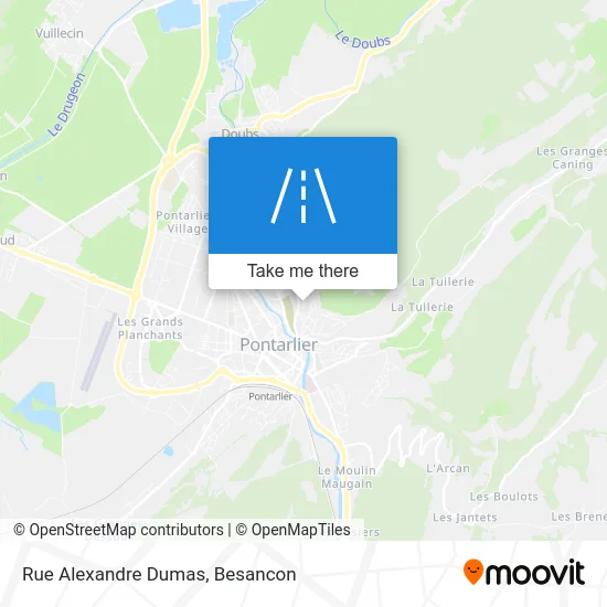 Rue Alexandre Dumas map