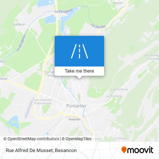 Rue Alfred De Musset map