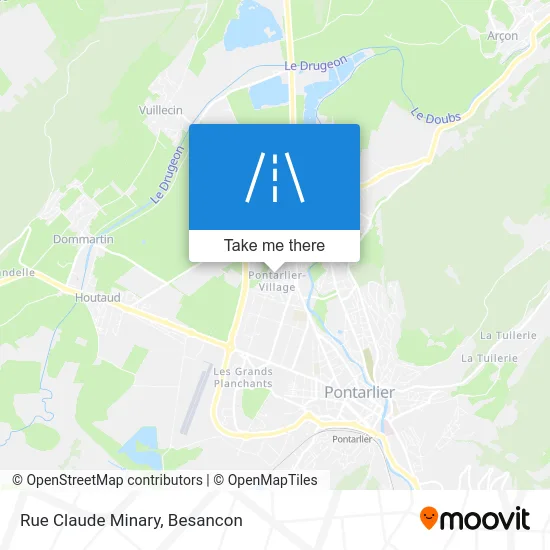 Rue Claude Minary map