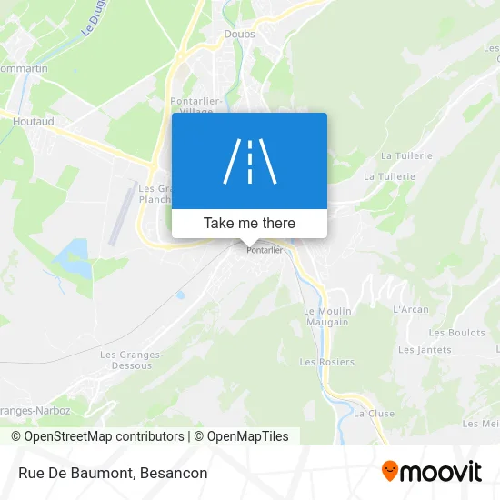 Rue De Baumont map
