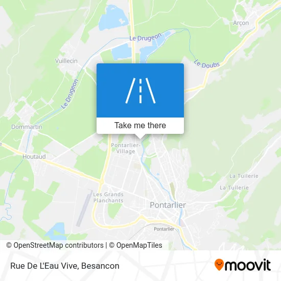 Rue De L'Eau Vive map