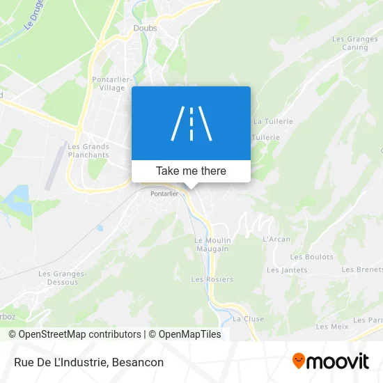 Rue De L'Industrie map