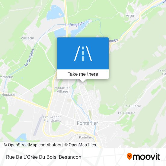 Rue De L'Orée Du Bois map