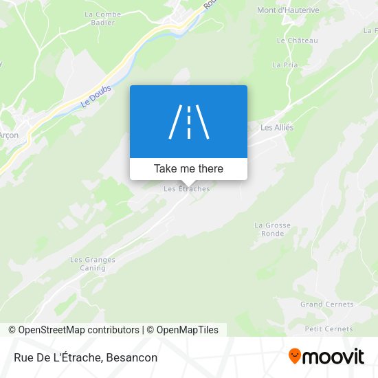 Rue De L'Étrache map