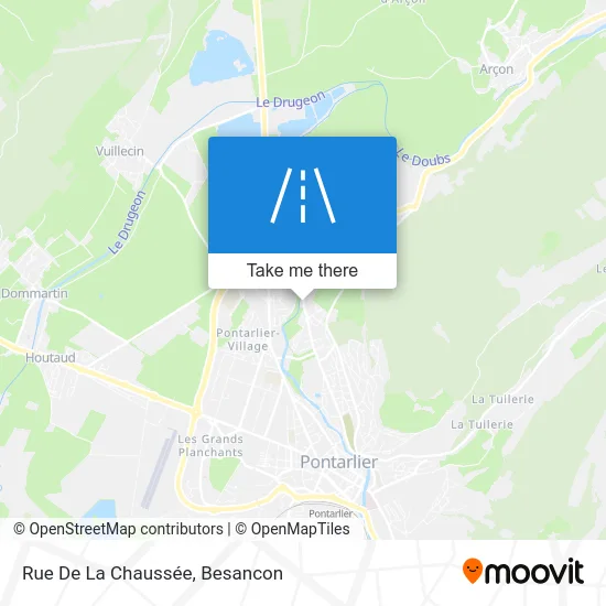 Rue De La Chaussée map