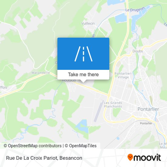 Rue De La Croix Pariot map