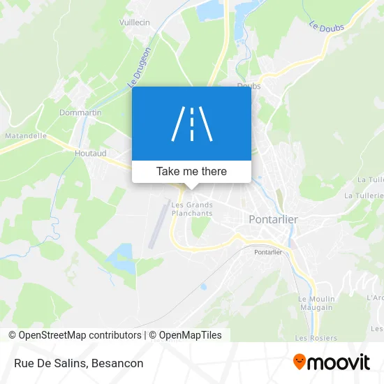 Rue De Salins map