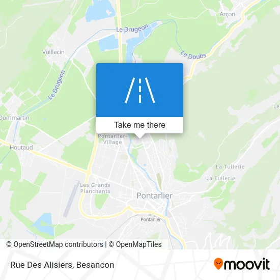 Rue Des Alisiers map