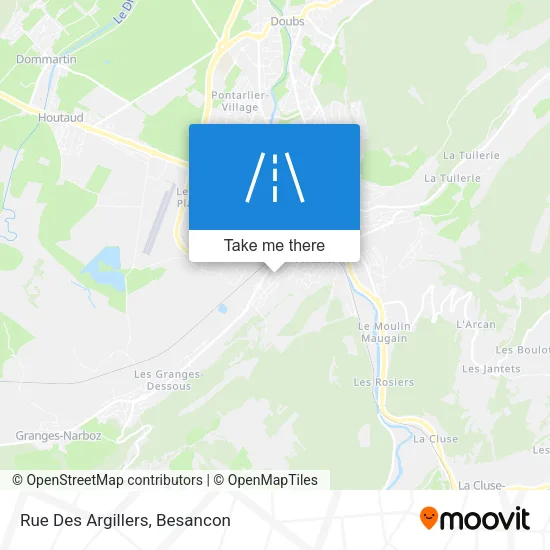 Rue Des Argillers map