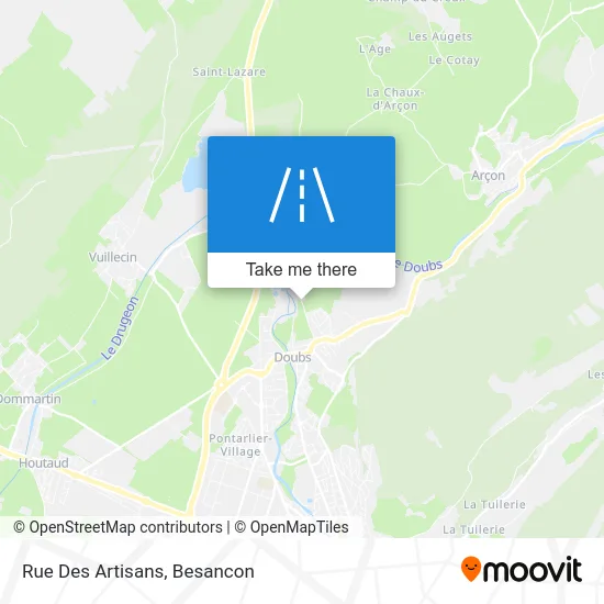 Rue Des Artisans map