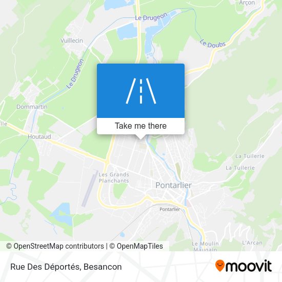 Rue Des Déportés map