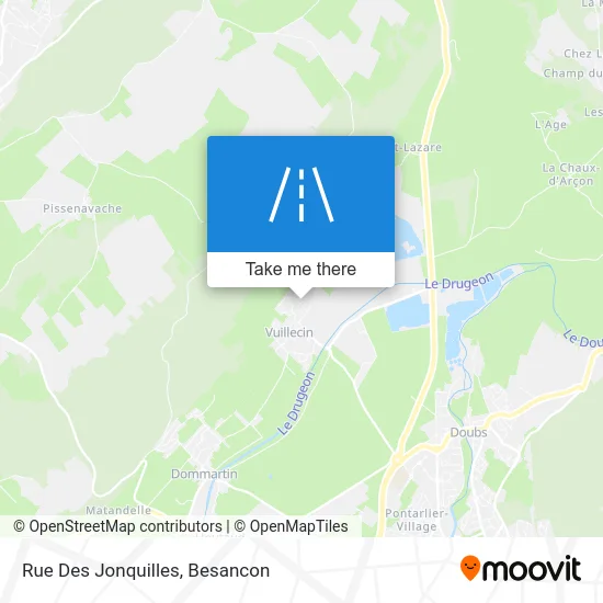 Rue Des Jonquilles map