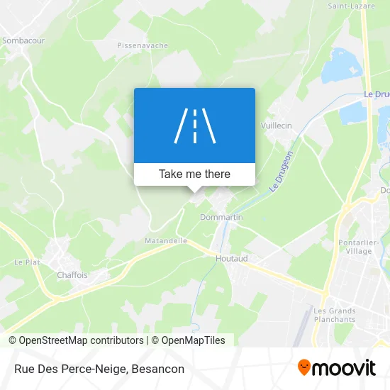 Rue Des Perce-Neige map