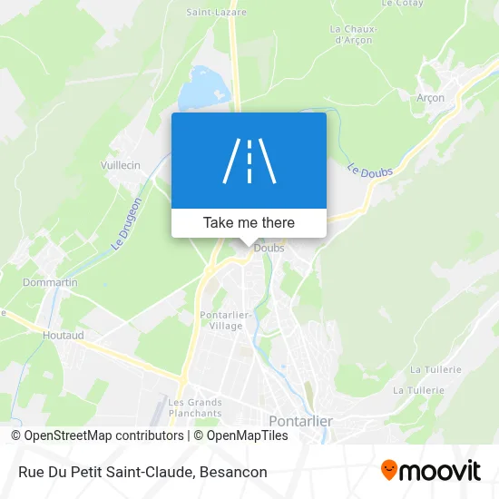 Rue Du Petit Saint-Claude map