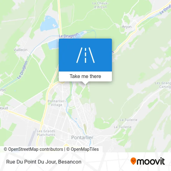 Rue Du Point Du Jour map