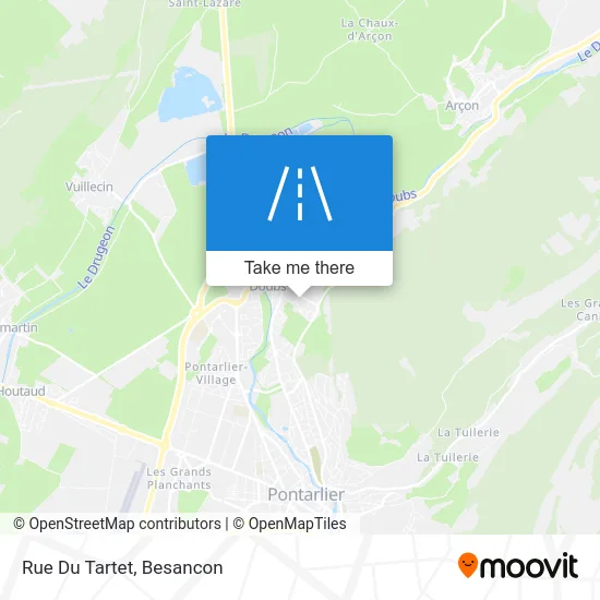 Rue Du Tartet map