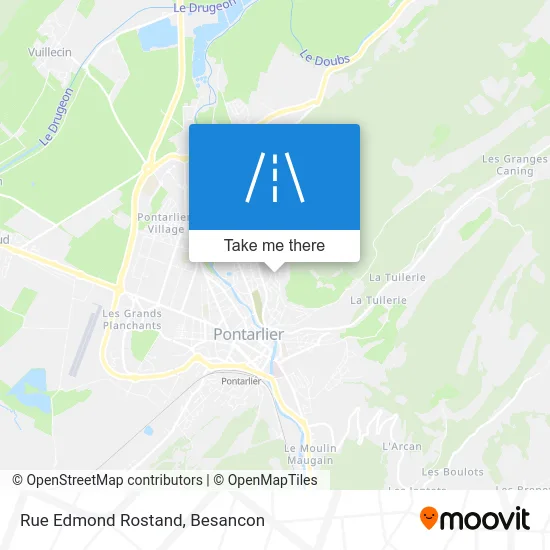 Rue Edmond Rostand map