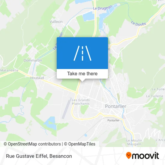 Rue Gustave Eiffel map