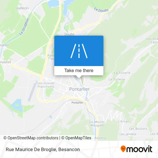 Rue Maurice De Broglie map