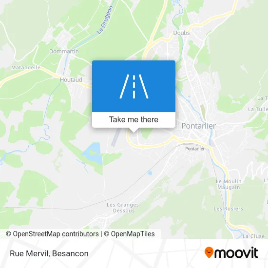 Rue Mervil map