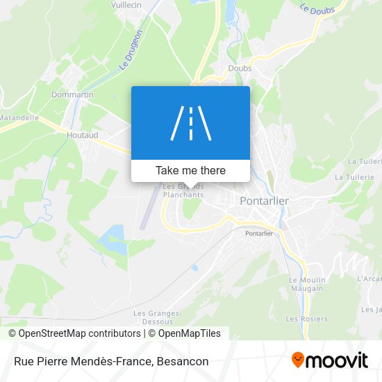 Rue Pierre Mendès-France map