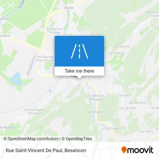 Rue Saint-Vincent De Paul map