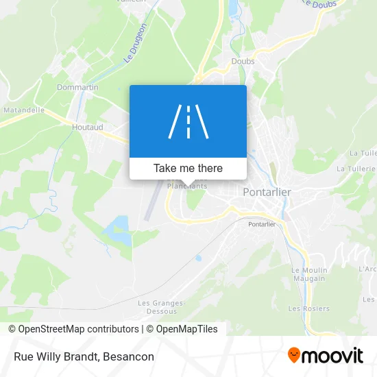 Rue Willy Brandt map