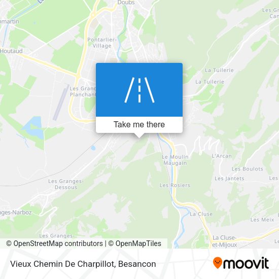 Vieux Chemin De Charpillot map
