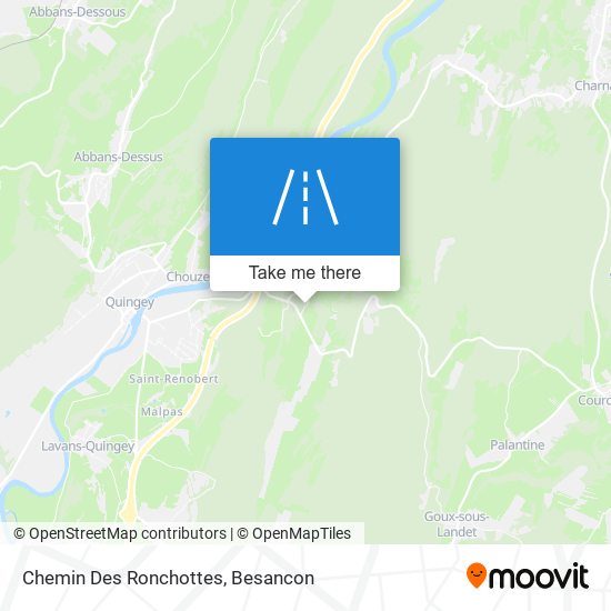 Chemin Des Ronchottes map