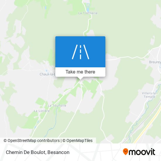 Chemin De Boulot map