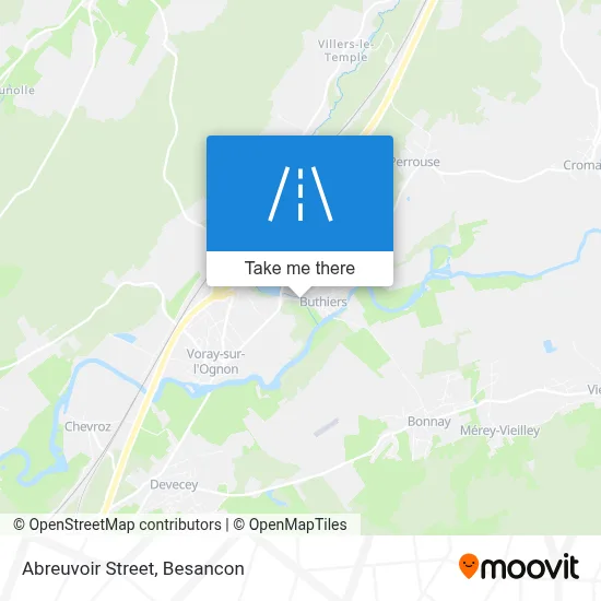 Rue De L'Abreuvoir map