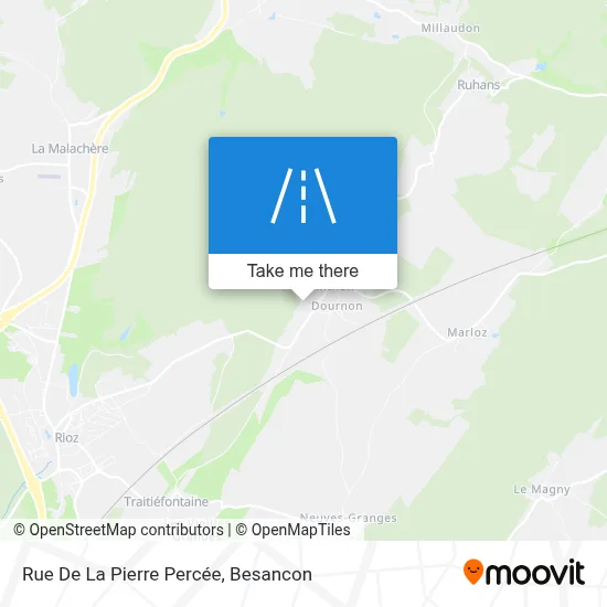 Rue De La Pierre Percée map