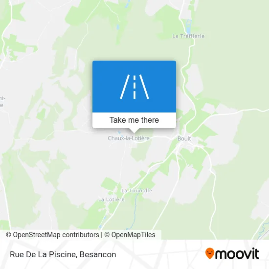 Rue De La Piscine map