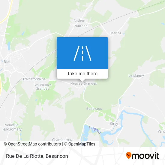 Rue De La Riotte map
