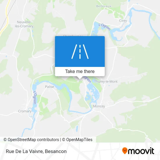 Rue De La Vaivre map