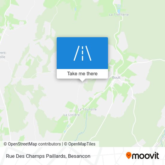 Rue Des Champs Paillards map