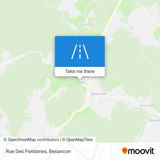 Rue Des Fontaines map